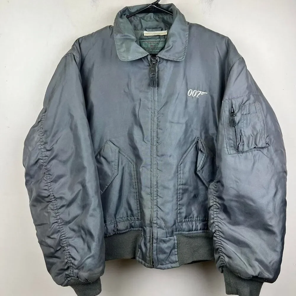 James Bond The World Is Not Enough Cobles Flight CW (MA2) Jacket 1999 Size L